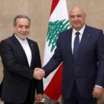 استقبال الرئيس اللبناني العماد جوزاف عون لوزير الخارجية الإيراني عباس عراقجي في قصر بعبدا بالعاصمة بيروت