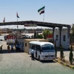 صورة أرشيفية لمعبر القائم - البوكمال الحدودي بين سوريا والعراق