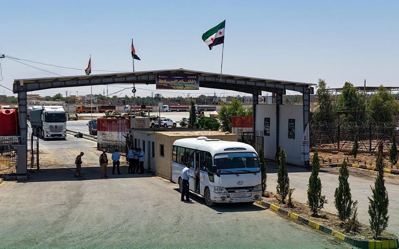 صورة أرشيفية لمعبر القائم - البوكمال الحدودي بين سوريا والعراق