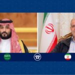 الرئيس الايراني مسعود بزشكيان وولي العهد السعودي الأمير محمد بن سلمان