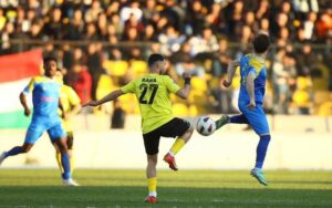 صورة أرشيفية لمباراة فريقي أربيل ودهوك