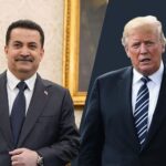 الرئيس الأمريكي دونالد ترامب، ورئيس الوزراء العراقي محمد شياع السوداني