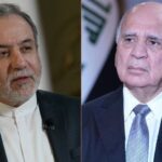 وزير الخارجية العراقي فؤاد حسين، ونظيره الإيراني عباس عراقجي