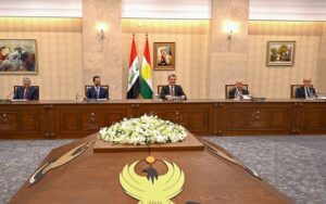اجتماع حكومة إقليم كوردستان برئاسة مسرور بارزاني وحضور قوباد طالباني