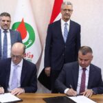 مراسيم توقيع اتفاق مبادئ بين شركتي "نفط الشمال" العراقية و"إتش كيه إن إنرجي" الأمريكية لاستثمار وتطوير حقل حمرين النفطي