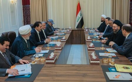 اجتماع سابق لقادة الإطار التنسيقي للقوى السياسية الشيعية في العراق