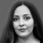 الصحفية المتخصصة بقضايا السياسية والأمنية والاجتماعية الكوردية نوروز سنجاري