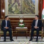 مستشار الأمن القومي العراقي قاسم الأعرجي، يلتقى في أربيل، رئيس إقليم كوردستان نيجيرفان بارزاني