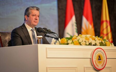 رئيس وزراء إقليم كوردستان مسرور بارزاني