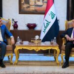 وزير الخارجية العراقي فؤاد حسين، يستقبل القائم بأعمال السفارة الأمريكية في بغداد ستيفن فاجن