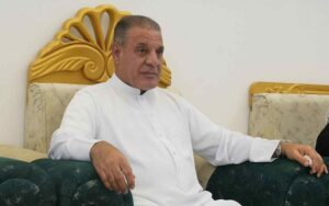 رئيس حزب الجماهير الوطنية أحمد عبدالله الجبوري المعروف بـ "أبو مازن"