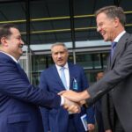 رئيس الوزراء العراقي محمد شياع السوداني، يلتقي في العاصمة البلجيكية بروكسل، الأمين العام لحلف الشمال الأطلسي مارك روته
