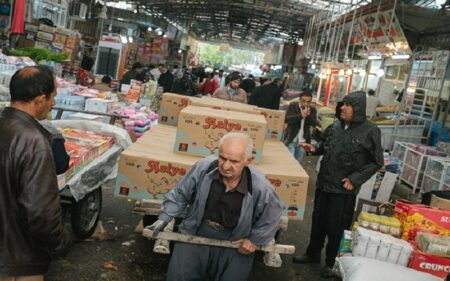 صورة أرشيفية لإحدى أسواق إقليم كوردستان