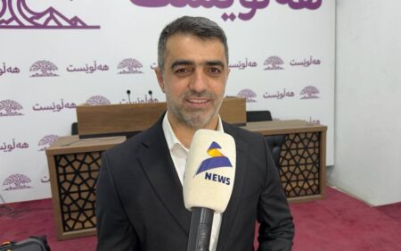 مقرر تيار الموقف الوطني في إقليم كوردستان علي حمه صالح