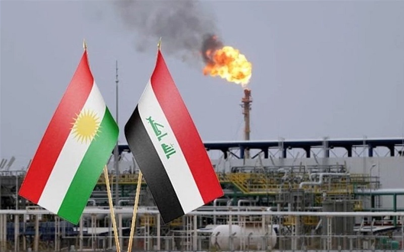 صوري تعبيرية عن القضايا النفطية بين الحكومة العراقية الاتحادية وحكومة إقليم كوردستان