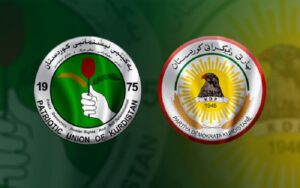 شعار الحزب الديمقراطي الكوردستاني والاتحاد الوطني الكوردستاني