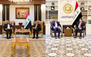 نائب وزير الخارجية الإيراني سعيد خطيب زادة، يلتقي مستشار الأمن القومي ووزير الخارجية العراقيين