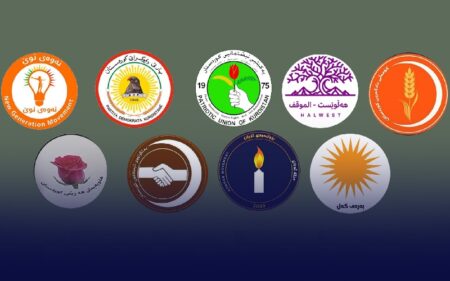 شغارات الأحزاب التي فازت بمقاعد البرلمان الجديد لإقليم كوردستان