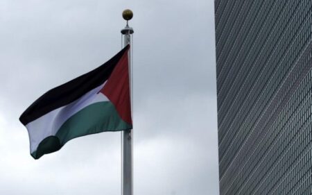 العلم الفلسطيني يرفرف في مقر الأمم المتحدة