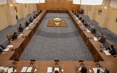 اجتماع مجلس وزراء إقليم كوردستان