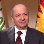 رئيس الحزب الديمقراطي الكوردستاني مسعود بارزاني، في مقابلة مع قناة فرانس 24 الفرنسية