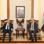 وزير الكهرباء في حكومة إقليم كوردستان كمال محمد صالح، يستقبل المدير العام لشركة "أتابير" التركية ألتان أناضول