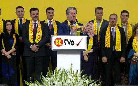 رئيس وزراء إقليم كوردستان مسرور بارزاني