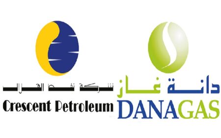 شعار شركتي "دانة غاز" و"نفط الهلال" الإماراتيتين