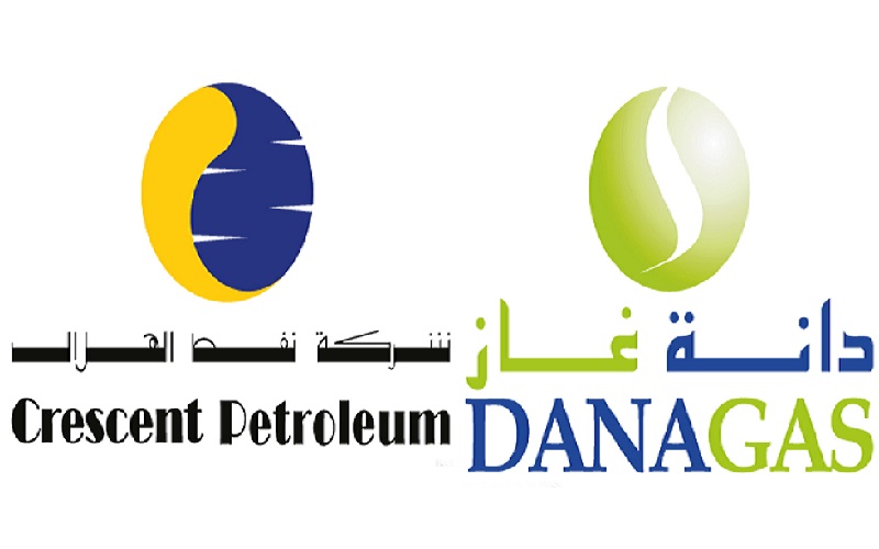 شعار شركتي "دانة غاز" و"نفط الهلال" الإماراتيتين
