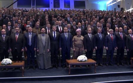 صورة من منتدى السلام والأمن في الشرق الأوسط بمحافظة دهوك شمالي إقليم كوردستان العراق