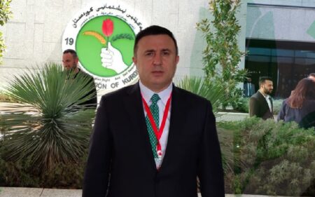 عضو المجلس القيادي ومسؤول مركز نينوى لتنظيمات الاتحاد الوطني الكوردستاني أراس محمد آغا