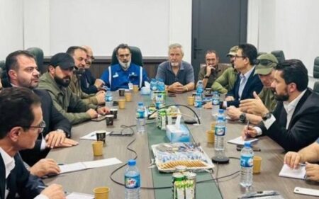 اجتماع فريق من وزارتي الثروات الطبيعية والكهرباء في إقليم كوردستان مع مسؤولي شركة دانة غاز الإماراتية