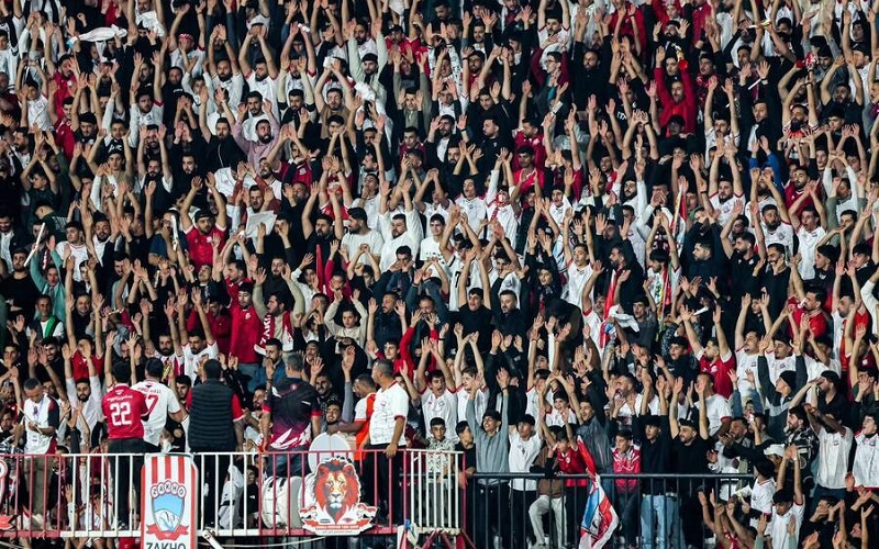 صورة أرشيفية لجماهير نادي زاخو