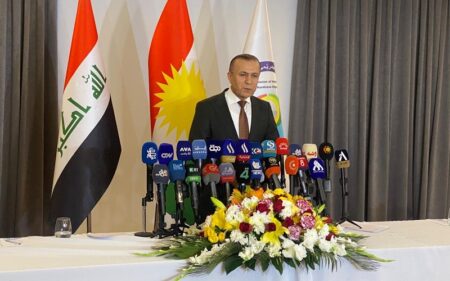 مؤتمر صحفي لرئيس هيئة النزاهة في إقليم كوردستان القاضي أنور أحمد