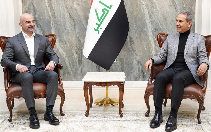 رئيس مجلس القضاء الأعلى في العراق القاضي فائق زيدان يستقبل رئيس الاتحاد الوطني الكوردستاني بافل طالباني