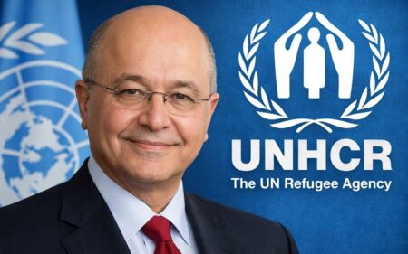 المفوض السامي للأمم المتحدة لشؤون اللاجئين برهم أحمد صالح