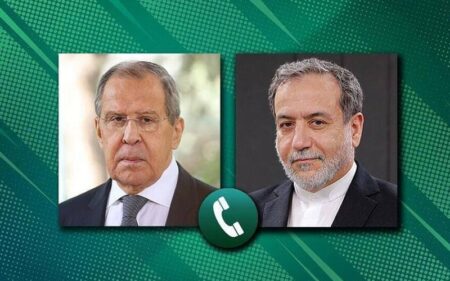 اتصال هاتفي بين وزير الخارجية الإيراني عباس عراقجي ونظيره الروسي سيرغي لافروف