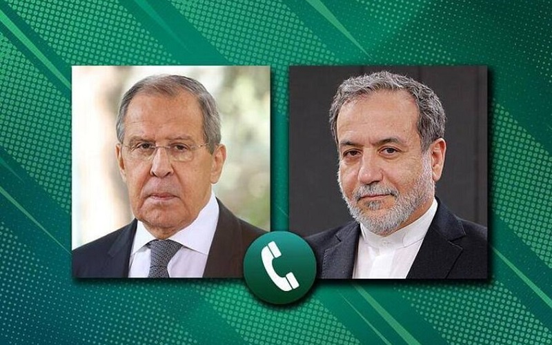 اتصال هاتفي بين وزير الخارجية الإيراني عباس عراقجي ونظيره الروسي سيرغي لافروف