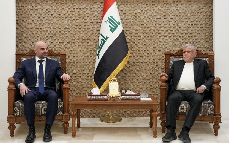 رئيس تحالف الفتح هادي العامري يستقبل رئيس الاتحاد الوطني الكوردستاني بافل طالباني