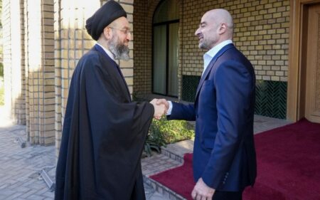 رئيس الاتحاد الوطني الكوردستاني بافل طالباني، يستقبل رئيس تيار الحكمة الوطني السيد عمار الحكيم