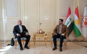 رئيس حراك الجيل الجديد شاسوار عبد الواحد، يستقبل رئيس الاتحاد الوطني الكوردستاني بافل طالباني