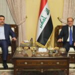 رئيس الوزراء العراقي محمد شياع السوداني يلتقي رئيس ائتلاف دولة القانون نوري المالكي