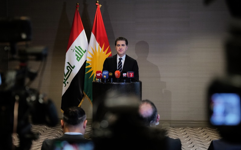 رئيس إقليم كوردستان نيجيرفان بارزاني