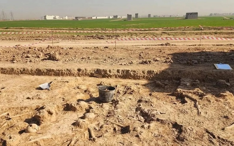 اكتشاف مقبرة أثرية عمرها نحو 14 قرناً في مدينة أربيل عاصمة إقليم كوردستان