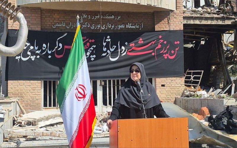 المتحدثة باسم الحكومة الإيرانية فاطمة مهاجراني