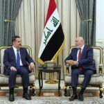 الرئيس العراقي نزار آميدي يستقبل رئيس الوزراء محمد شياع السوداني