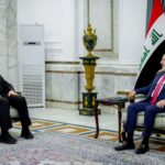 الرئيس العراقي نزار آميدي يستقبل السفير الإيراني في بغداد محمد كاظم آل صادق