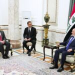 الرئيس العراقي نزار آميدي يستقبل السفير التركي في بغداد أنيل بورا إينان