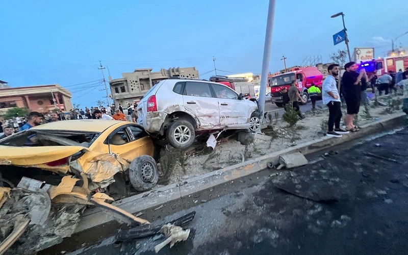 حادث مرور في مدينة كركوك شمالي العراق