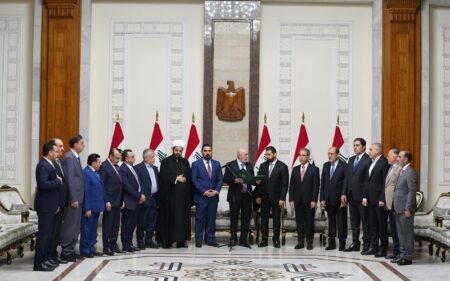 الرئيس العراقي نزار آميدي يكلف مرشح الإطار التنسيقي علي الزيدي بتشكيل الحكومة المقبلة